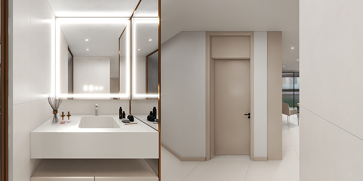 黔西市铂瑞祥装饰设计有限公司-阳光海岸E19-5-A现代奶油风-第二套方案-副本-装修设计方案