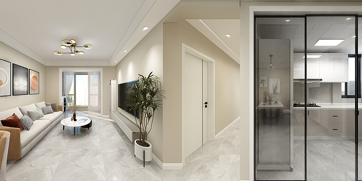 岳雯_-现代风-装修设计方案