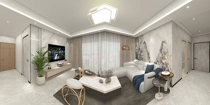 深圳市建海装饰设计工程有限公司-海岸城1栋5单元2901恩哥135平-副本-装修设计方案