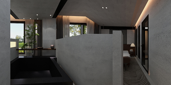 厦门颜冉设计工程有限公司-厦门同安汀溪温泉名宿-装修设计方案