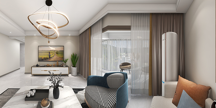 骆驼装饰18003931259-南乐御府12-1-701-装修设计方案