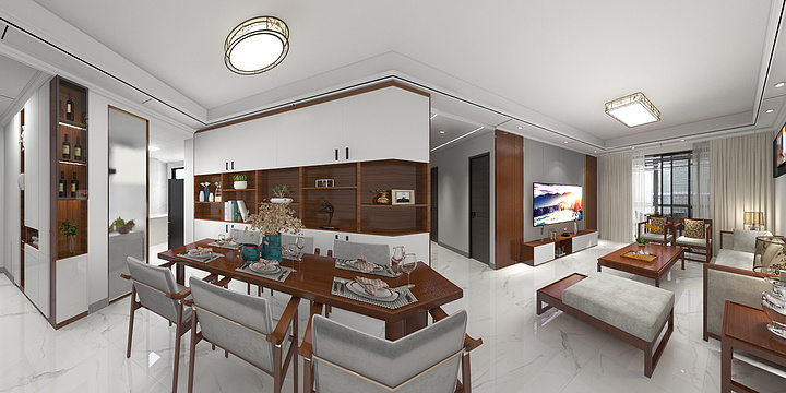 高级室内设计师梁工-恒大绿洲31#-装修设计方案