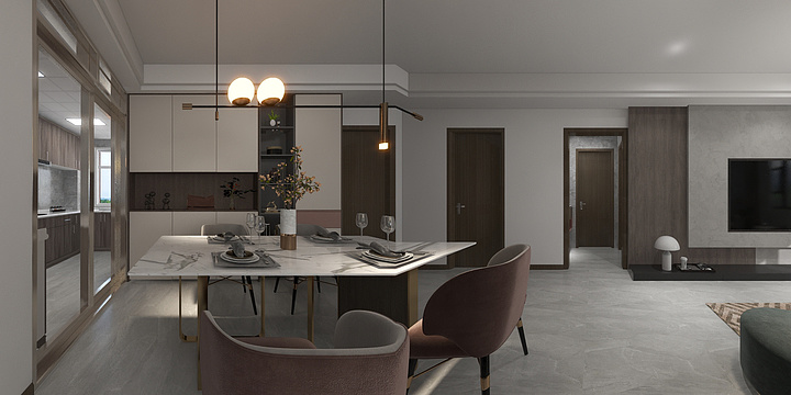 秦快作图-中间户-装修设计方案