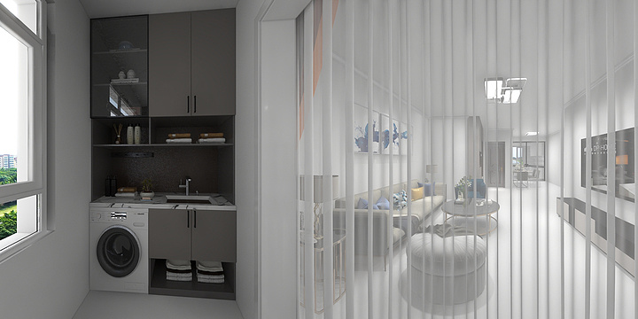 杨伸18355115789-新航佳苑115现代简约-装修设计方案