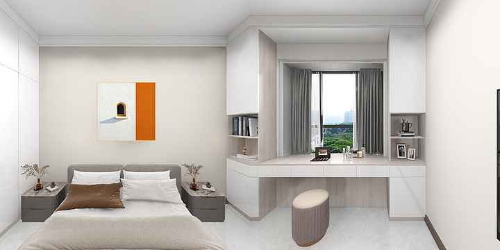 昔阳县中海装饰中心-定嘉和花园117平2-2-1403-装修设计方案