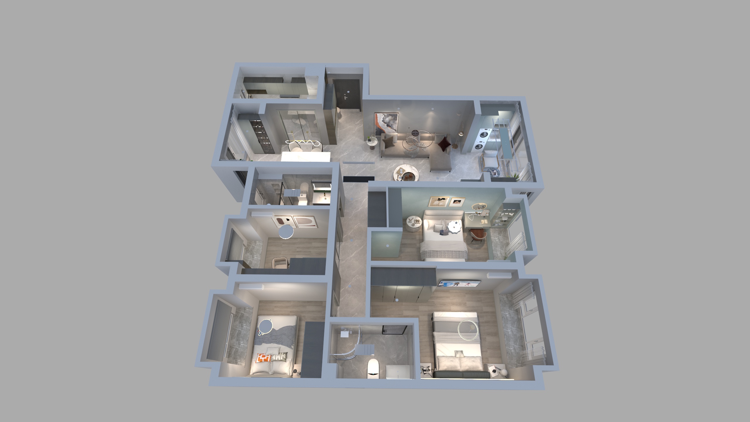 梵克空间设计-盘龙湾 梅苑 夏府-装修设计方案