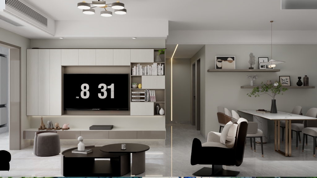 刘建民-荣湖城13栋五楼效果-装修设计方案