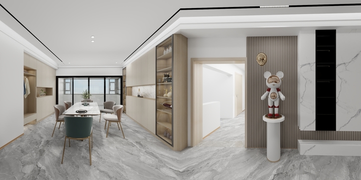 藏哈尔别克·哈不勒力别克-荣兴铭座小区（现代轻奢）方案-装修设计方案