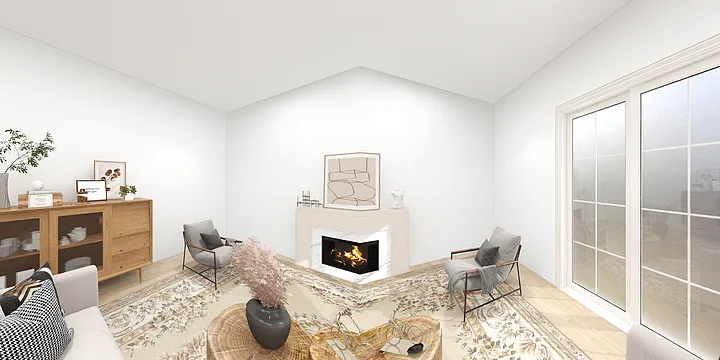 elena的装修设计方案:Living room 