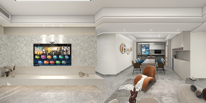 COLDEC蔻帝湖南芷江-中央公园13A-601现代-冯美女-装修设计方案