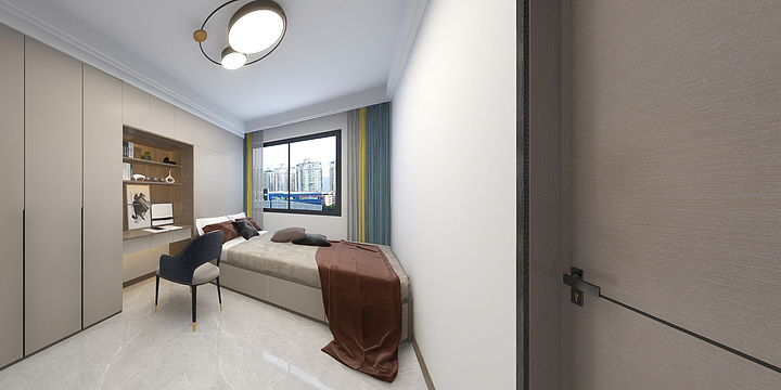 效果图表现I-清花园  D-装修设计方案