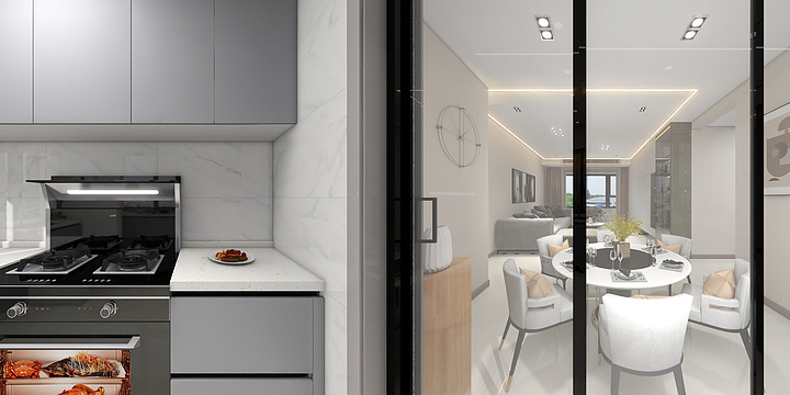 美巢臻品装饰-岭秀崎居小区-装修设计方案