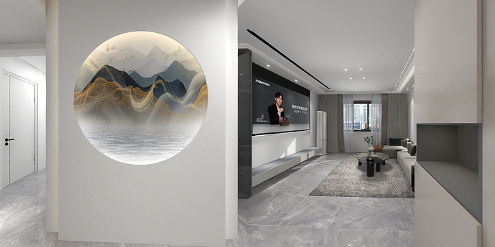 艺屋装饰峪苓-爱琴海5#1-装修设计方案