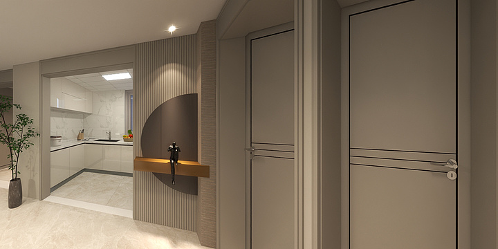 玥琳饰家-溪湾雅苑18-504-装修设计方案