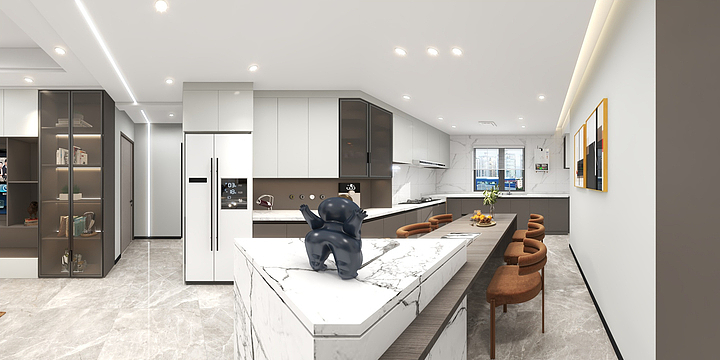 壹贰叁空间设计-天景郦城-装修设计方案