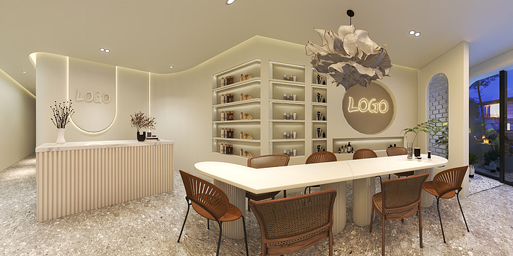 zinscool-美甲店-装修设计方案