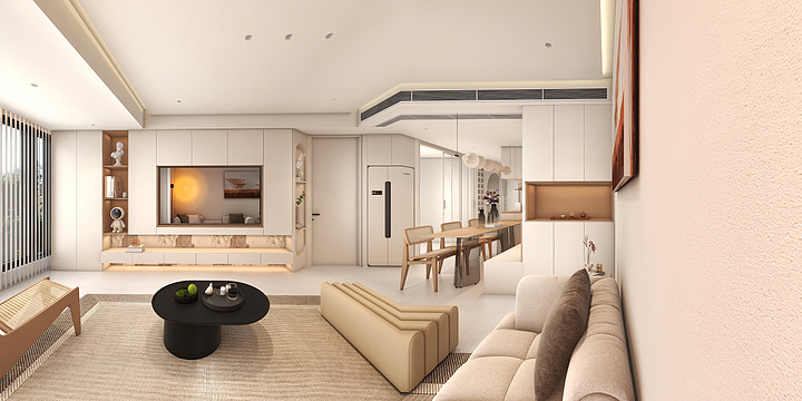 一墅一境|秦飞-如院2-102曾府雅居-装修设计方案