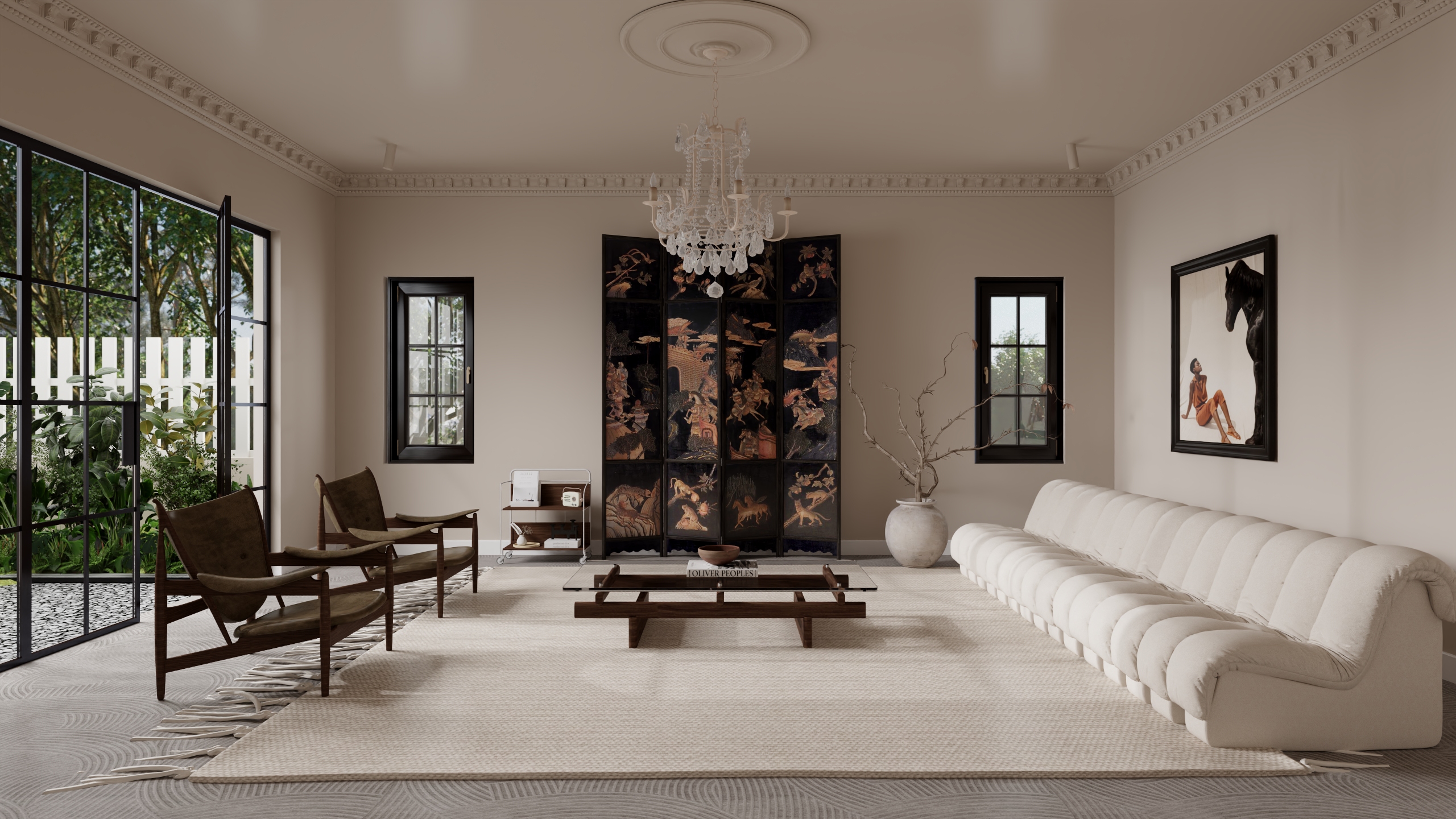 酷酷Kiki-30平中古客厅-装修设计方案