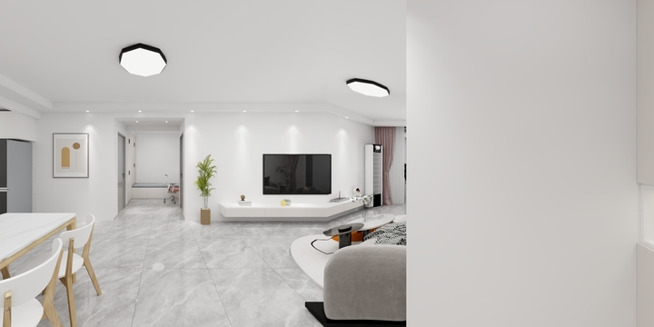 A釋能智A于强-商贸小区103平效果图-装修设计方案