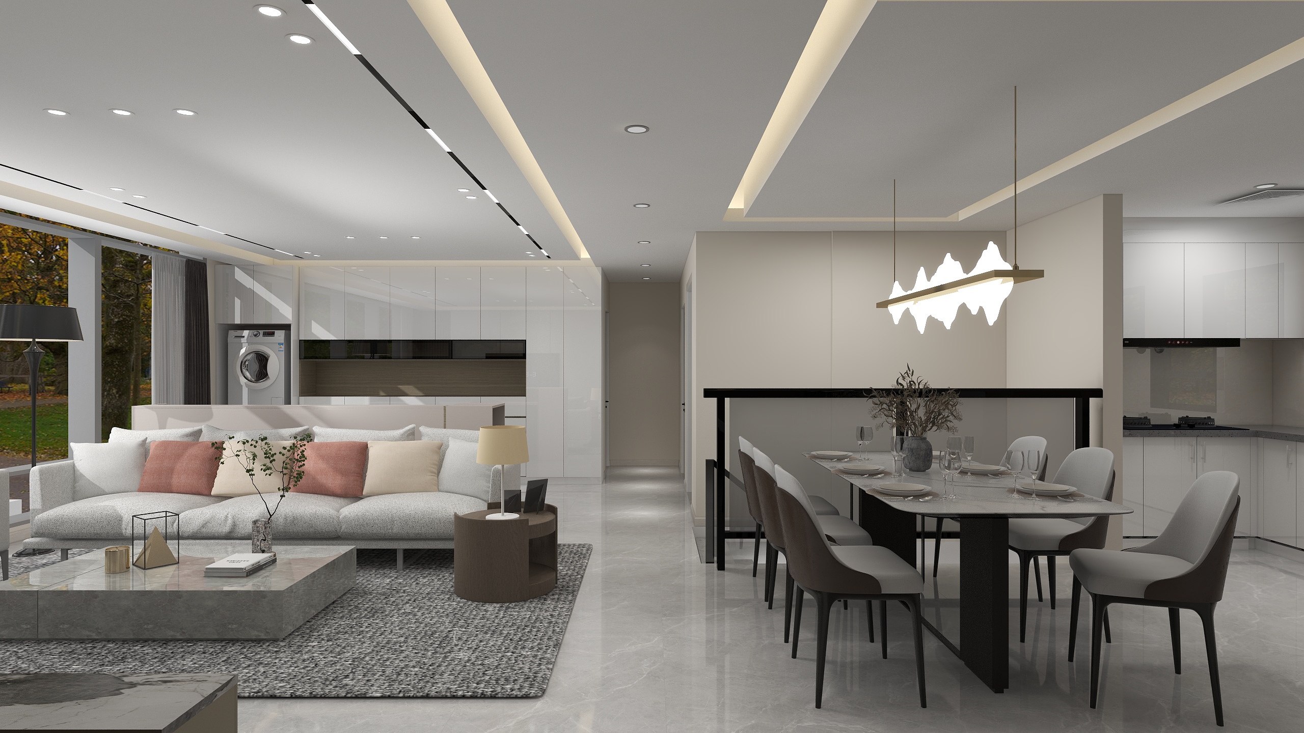 BeAver_-青特小镇一层-装修设计方案