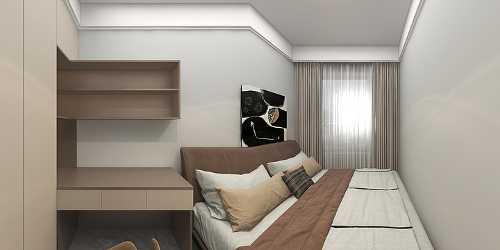 果果狸子-九爻-中央墅府3#1601-装修设计方案