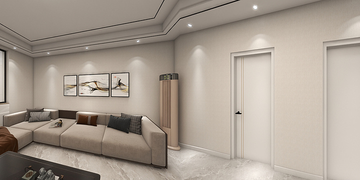 山西龙源伟业装饰有限公司-207所1背景墙-装修设计方案