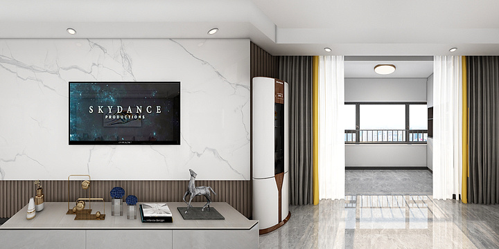 YaoTR-西斯莱4-2-801三居-装修设计方案