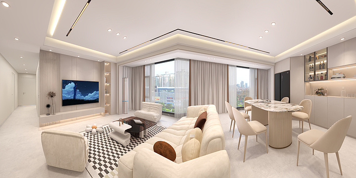 设计师张庭云-潘府雅居-装修设计方案