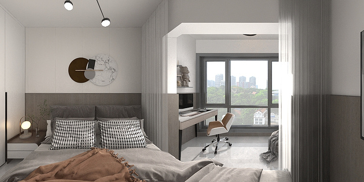 aa王工-科裕新村单间两套打通-0-装修设计方案