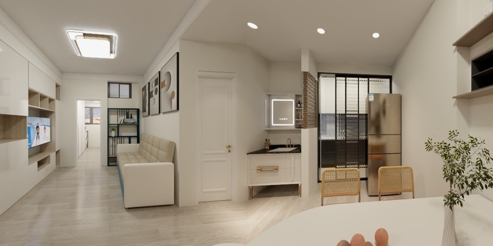 旋转的铅笔头-花山荷园1-装修设计方案