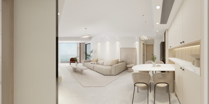 本来装饰有限公司-锦绣金珑悦府15幢801室效果图-装修设计方案