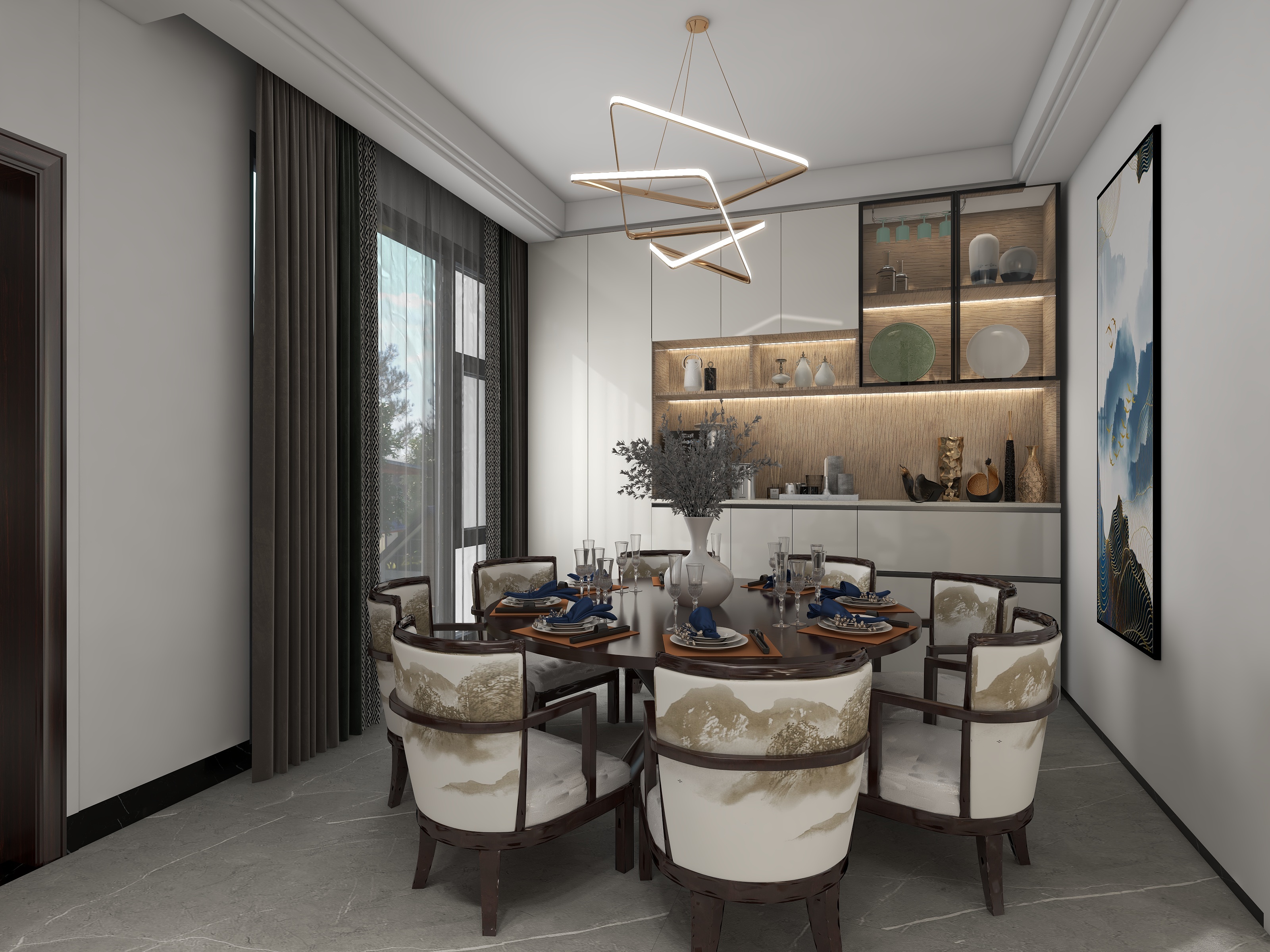 158****8737nYhI-盛水湾三期28-1现代简约260㎡-装修设计方案