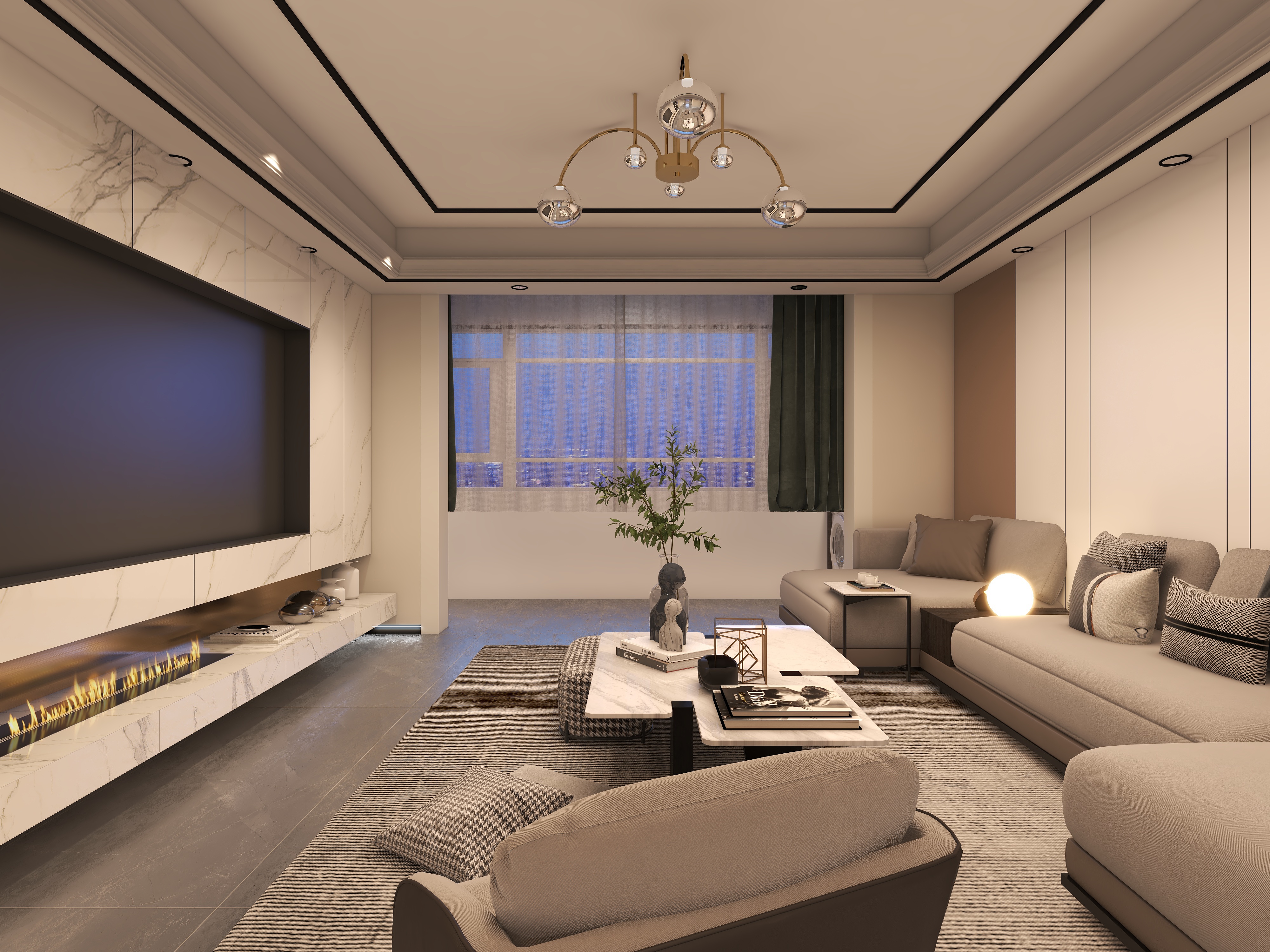 尚禾装饰有限公司-恒基万禾广场 7-501-效果-装修设计方案