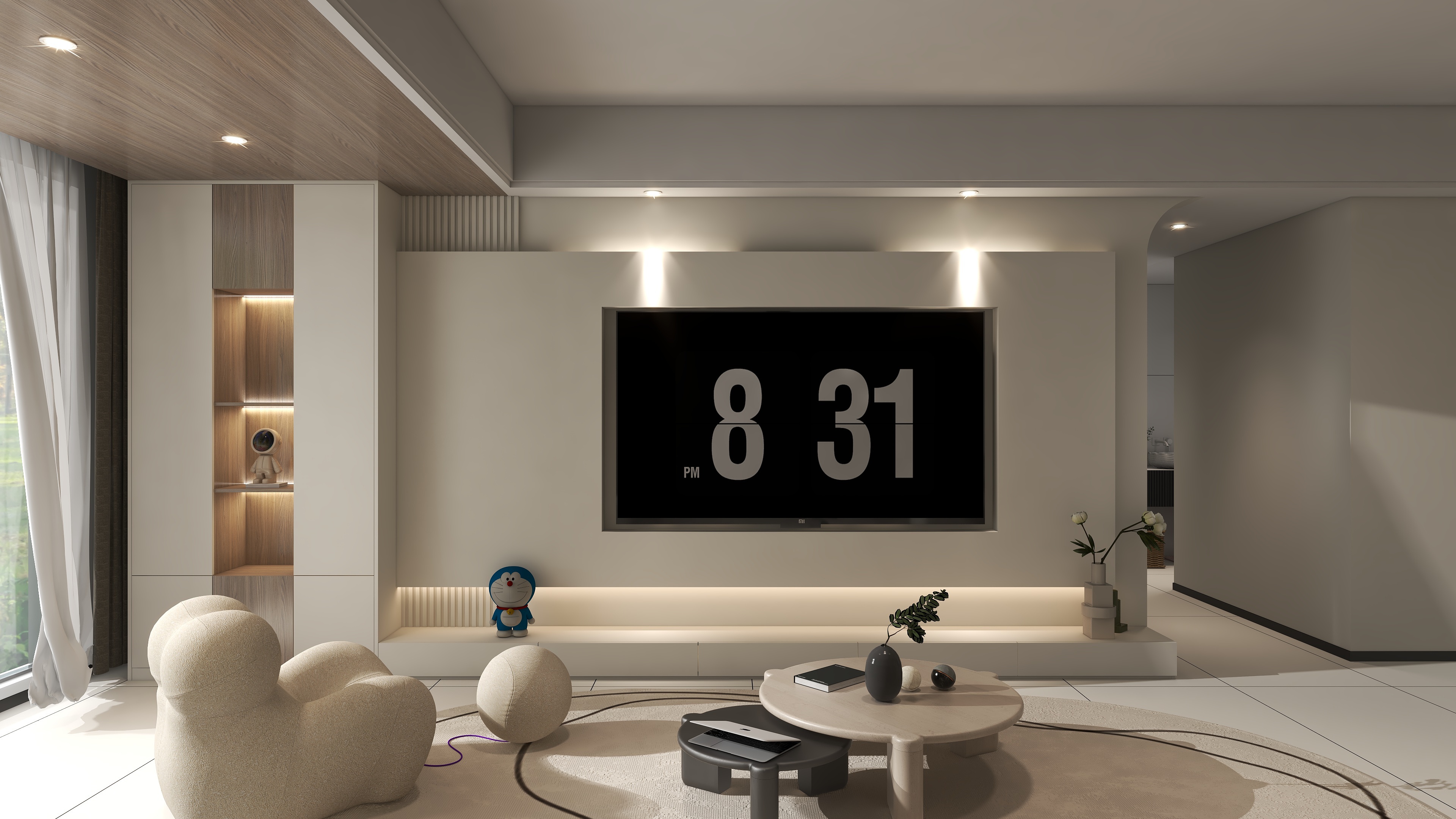 赵小咪-会龙山溪谷109㎡3室-装修设计方案