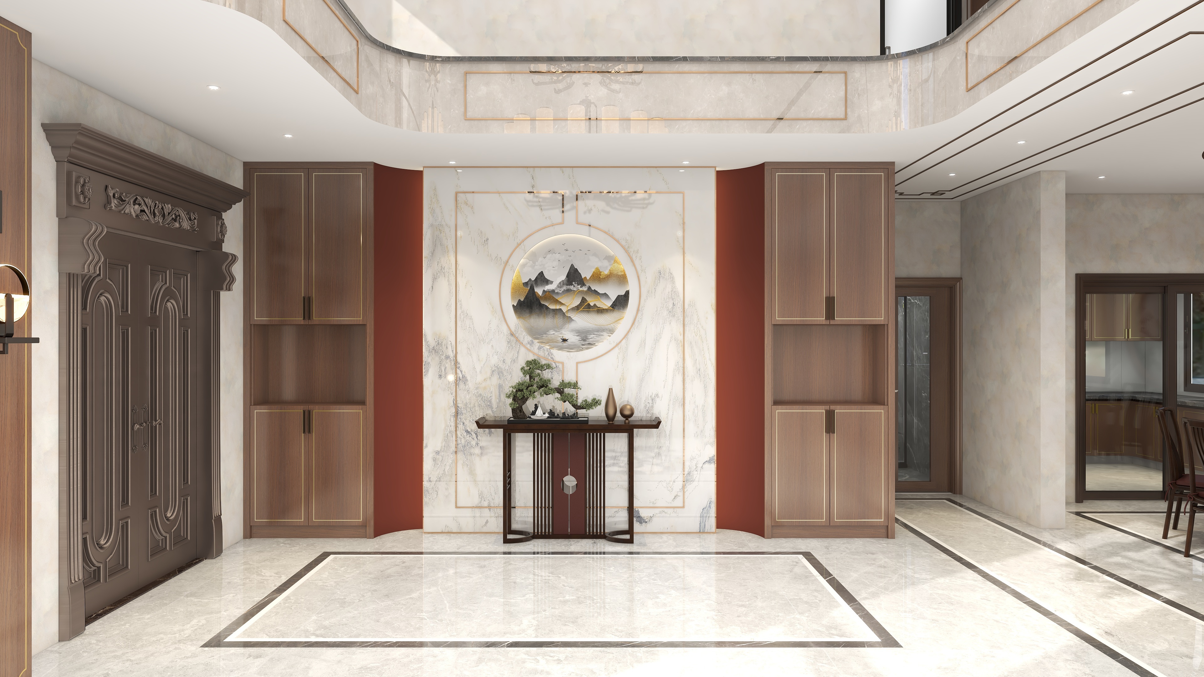 开州伟锅锅-自建别墅装修效果图