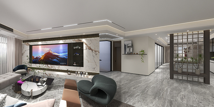 全案设计-Cc-张姐雅居-装修设计方案