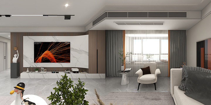 家装设计师阿波-翰林院01户型-装修设计方案