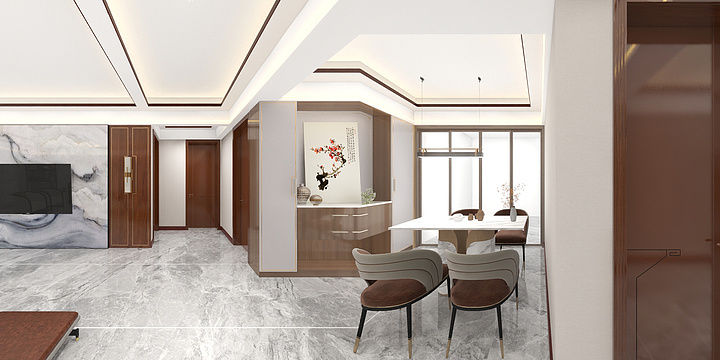 辰宇設計工作室-金地三室杨哥现代风格-装修设计方案