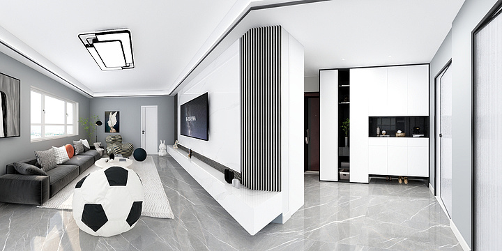 俊佑装饰杨美华-美景家园128-副本-装修设计方案