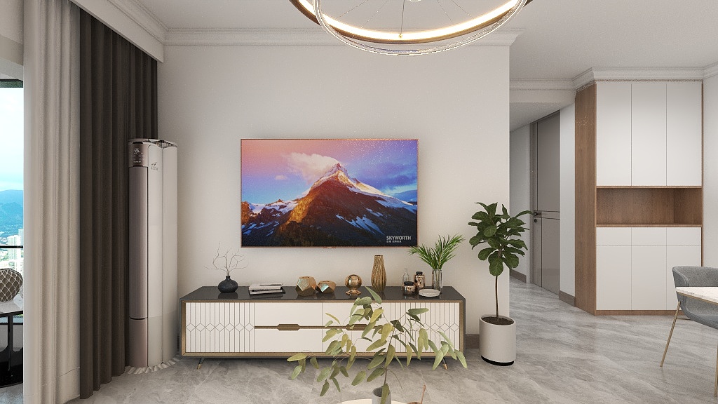 墨间砚白-高科绿水东城-装修设计方案