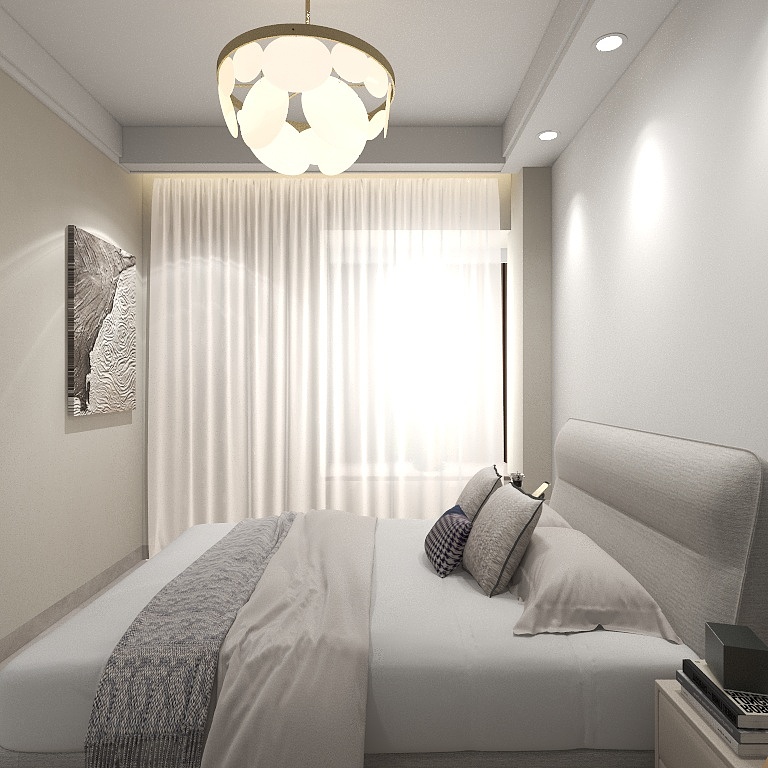 装修设计施工1-奶油风-全房铺砖的-装修设计方案