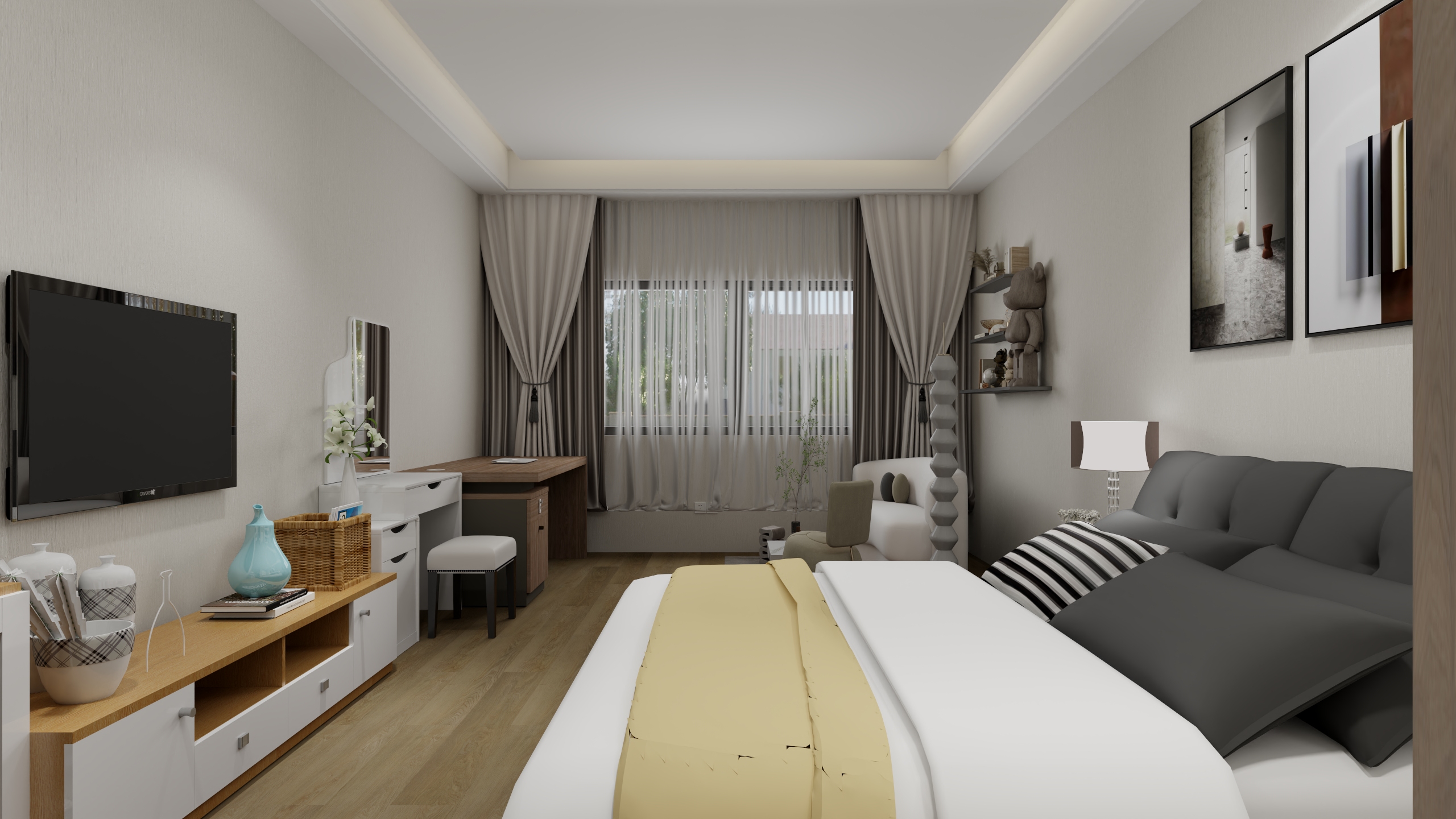 小糊涂晒太阳-酒店标单-装修设计方案