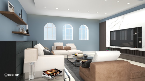 maعroof的装修设计方案living room design 