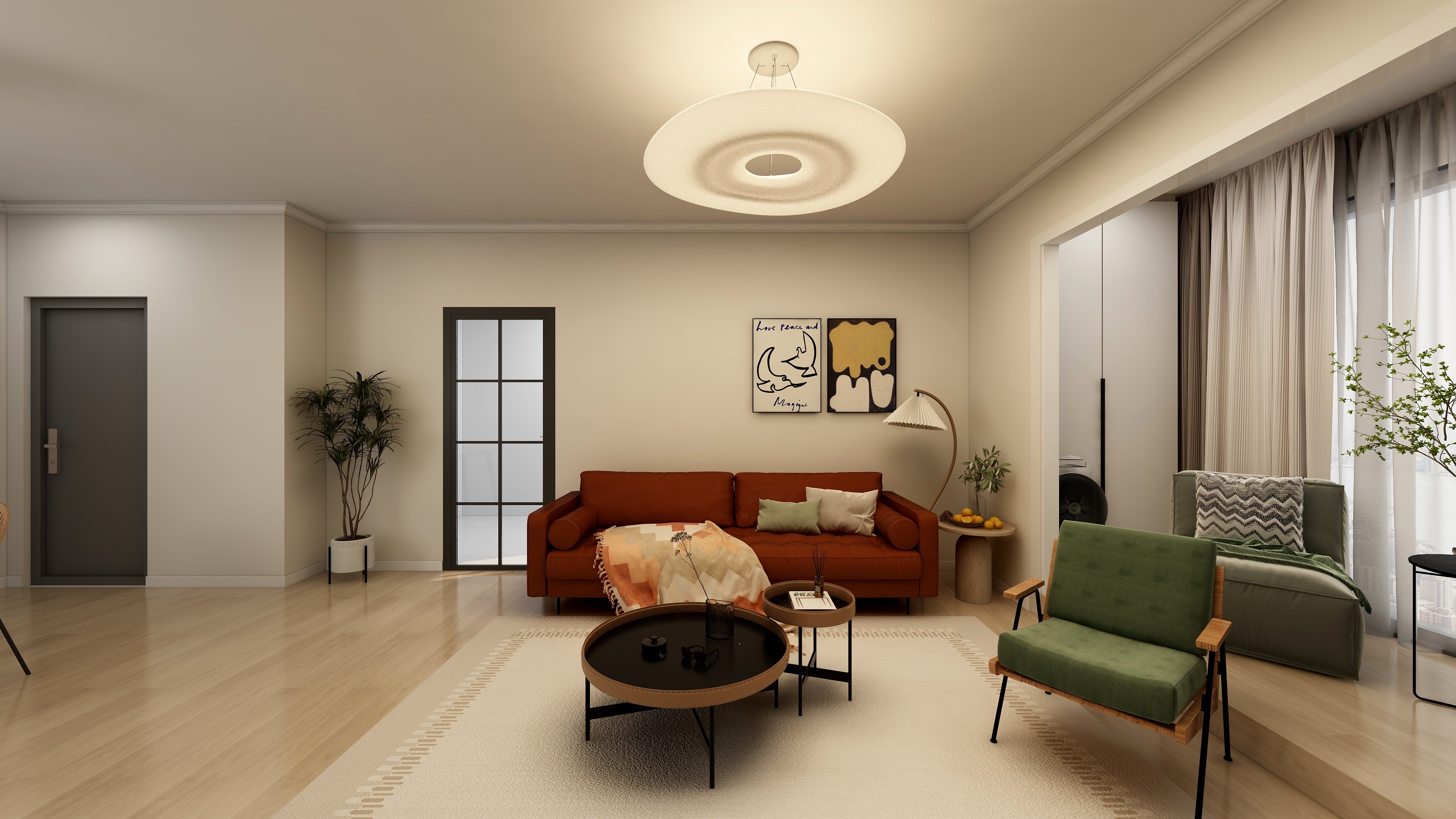 enyi设计工作室-高碑瑞苑小区装修效果图