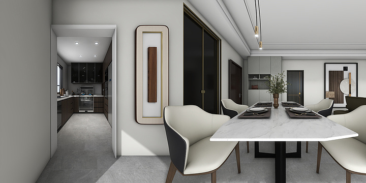 设计师王FbZD-小区房173㎡-装修设计方案