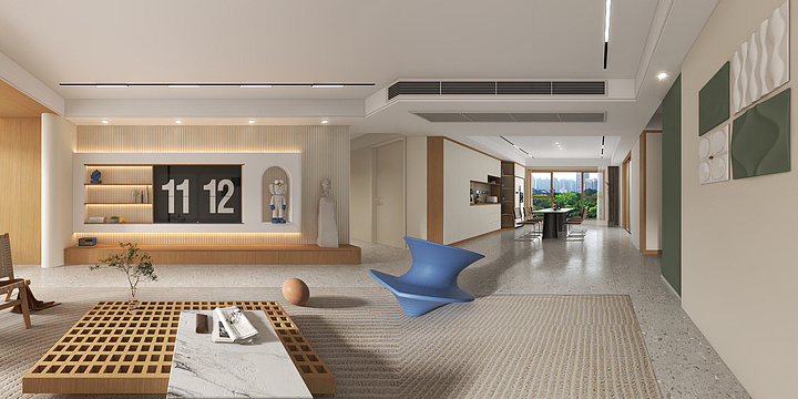 晨林空间设计-原木奶油风-整套案例-装修设计方案