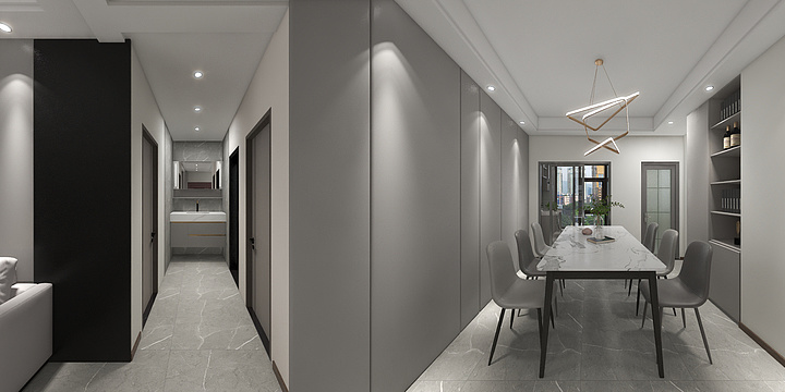 室内设计丨Mir李-武功檀香府苏先生设计方案-装修设计方案