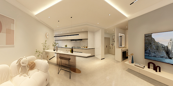 洛克设-龙跃豪庭-装修设计方案