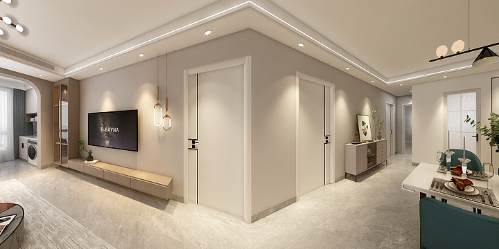 TQ室内设计-半山学府125高层-装修设计方案