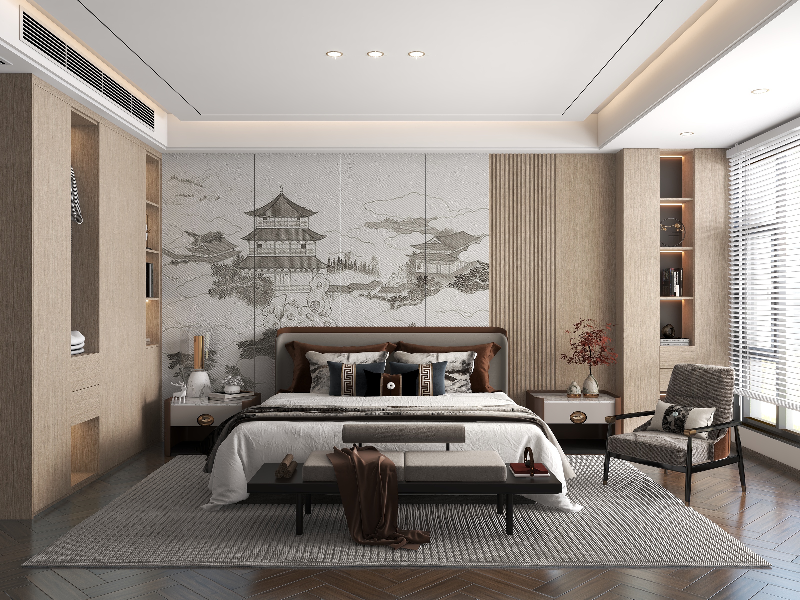 懿一创意设计-新中式风格-装修设计方案